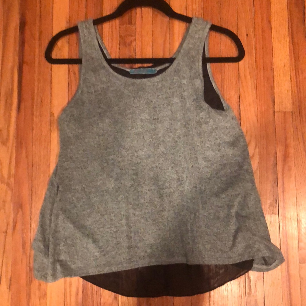 Light blue tank top with bow